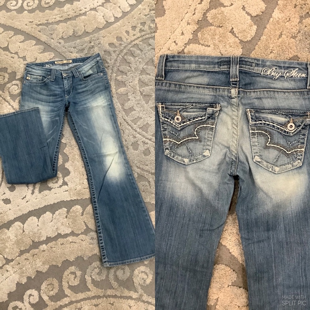BIG‎ STAR MADDIE MID RISE JEANS